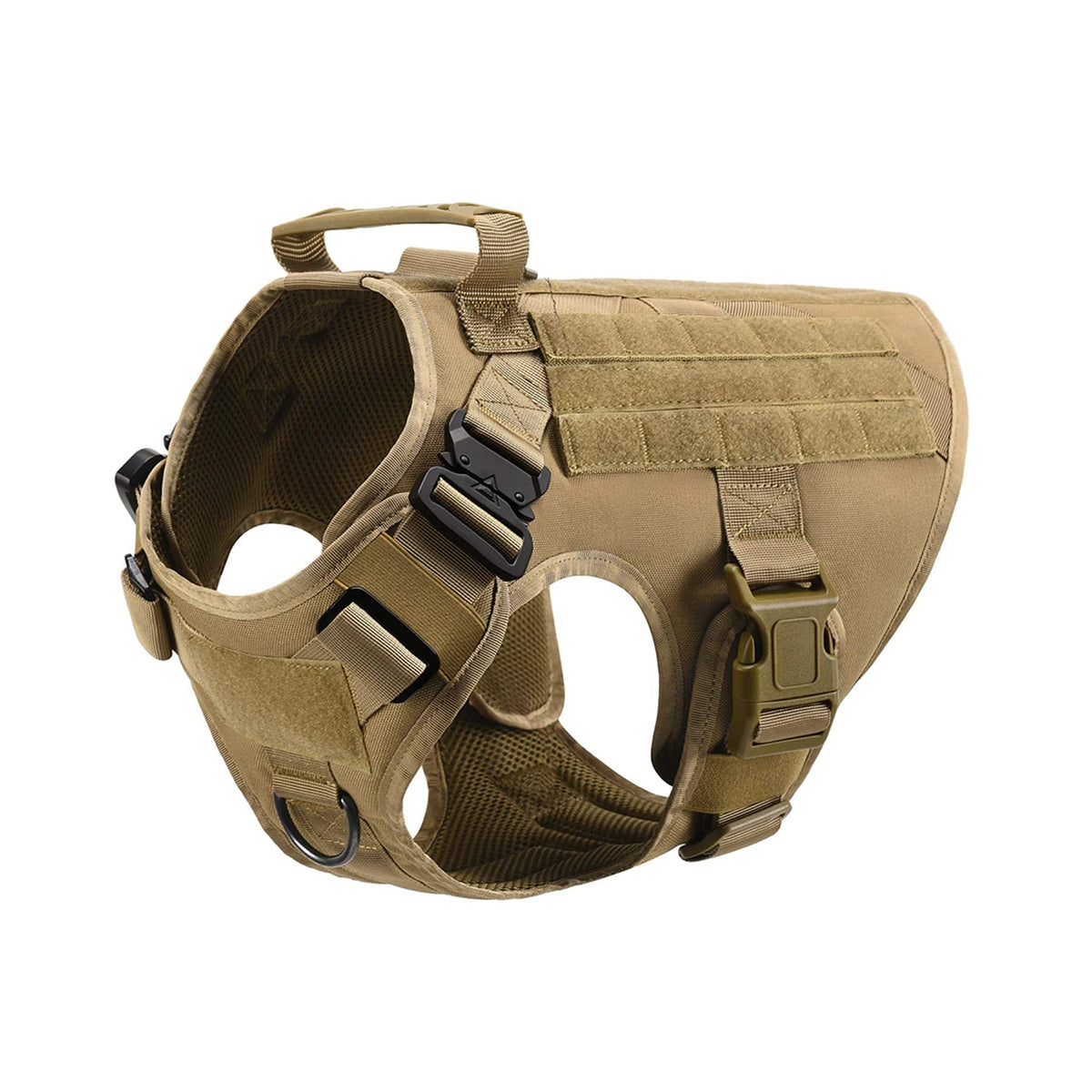 Tactical Padded Nylon Dog Harness For Walking And Training