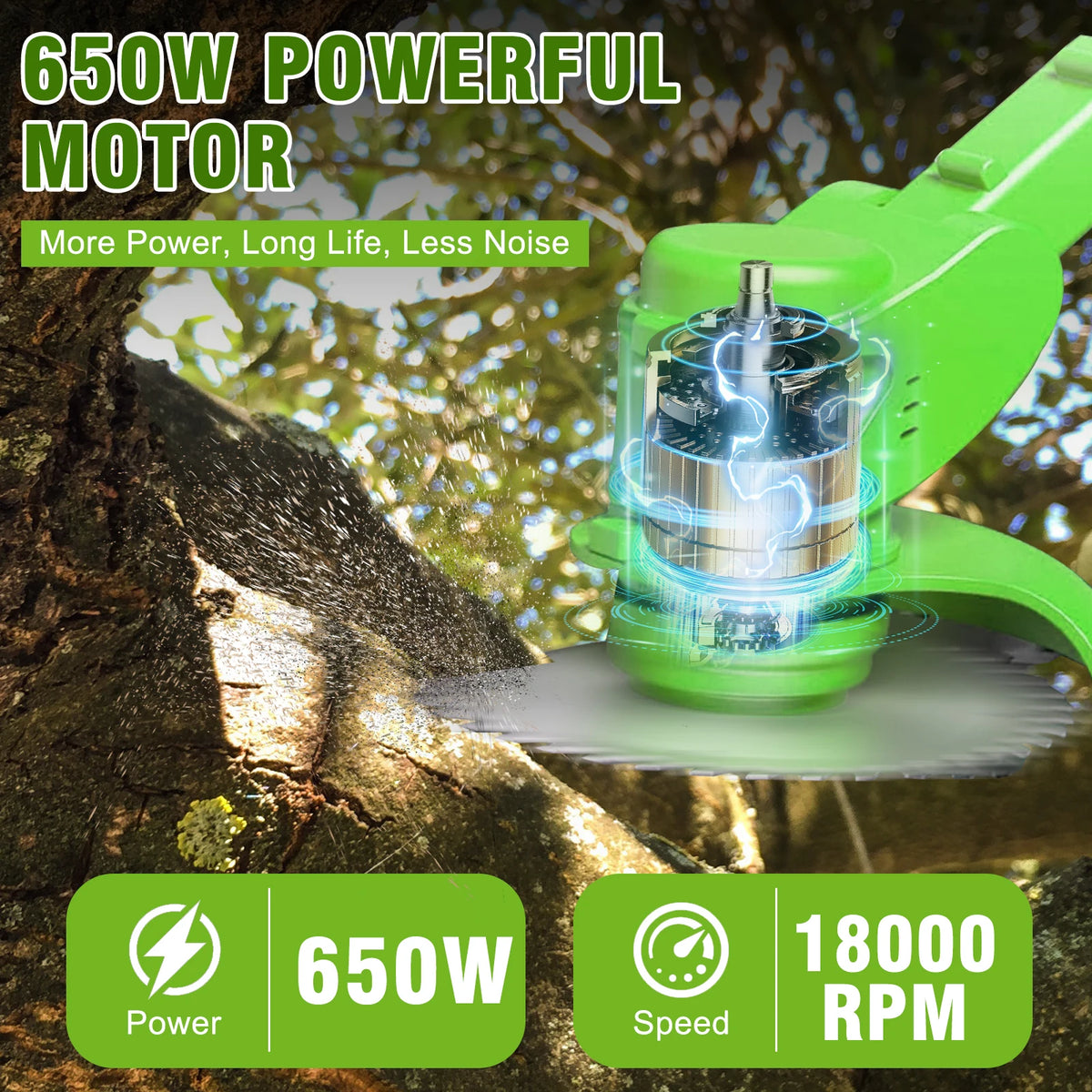Brushless Telescopic 2 In 1 Cordless Lawn Mower Trimmer