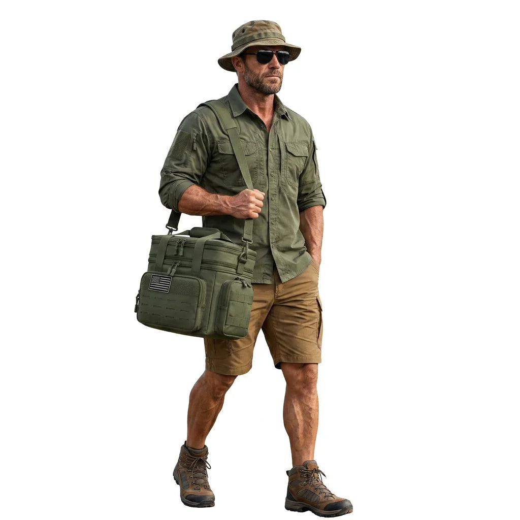 ReFire Gear Expandable Insulated Tactical Lunch Bag Leakproof Thermal Cooler