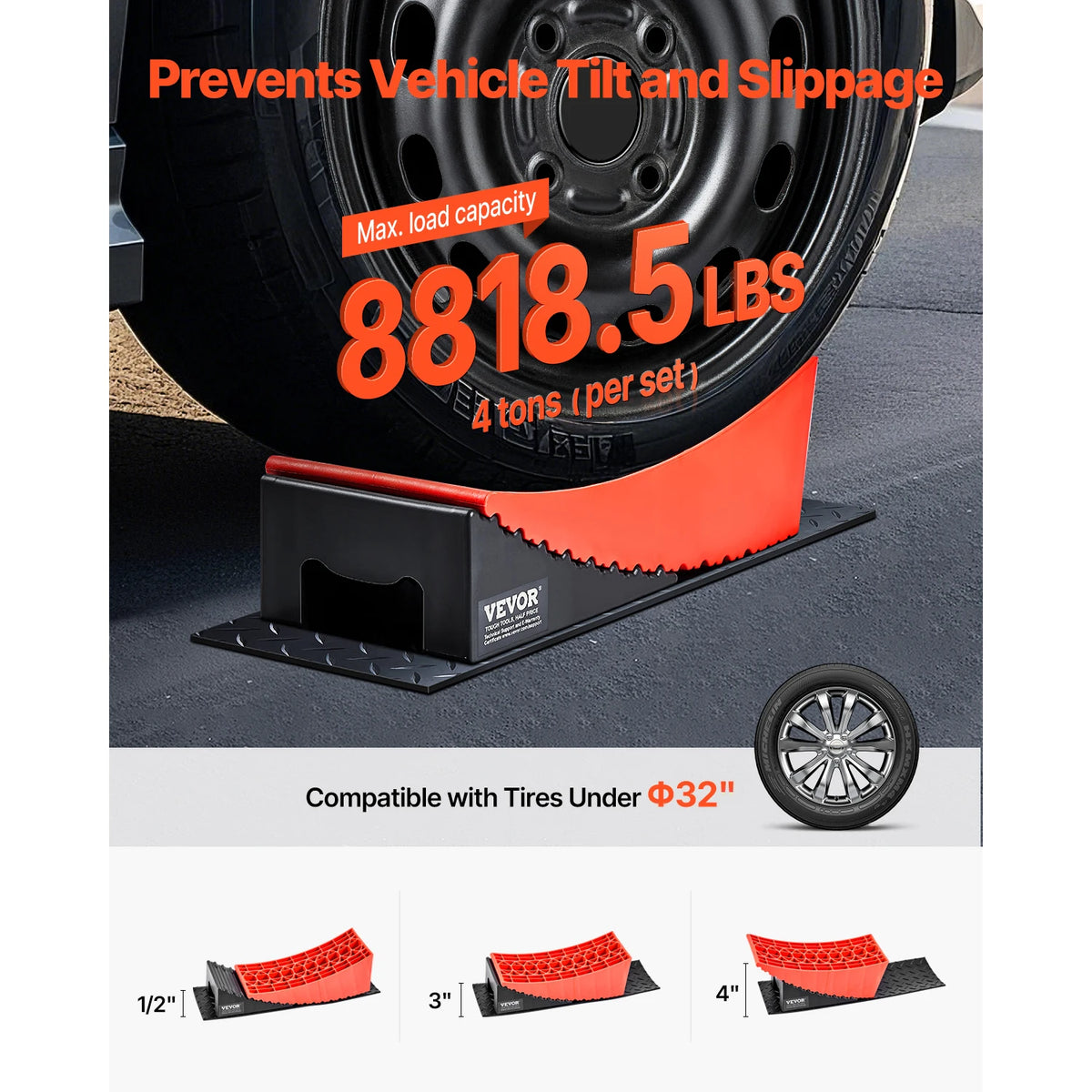 SucceBuy Heavy Duty RV Camper Leveler Kit With Carry Bag