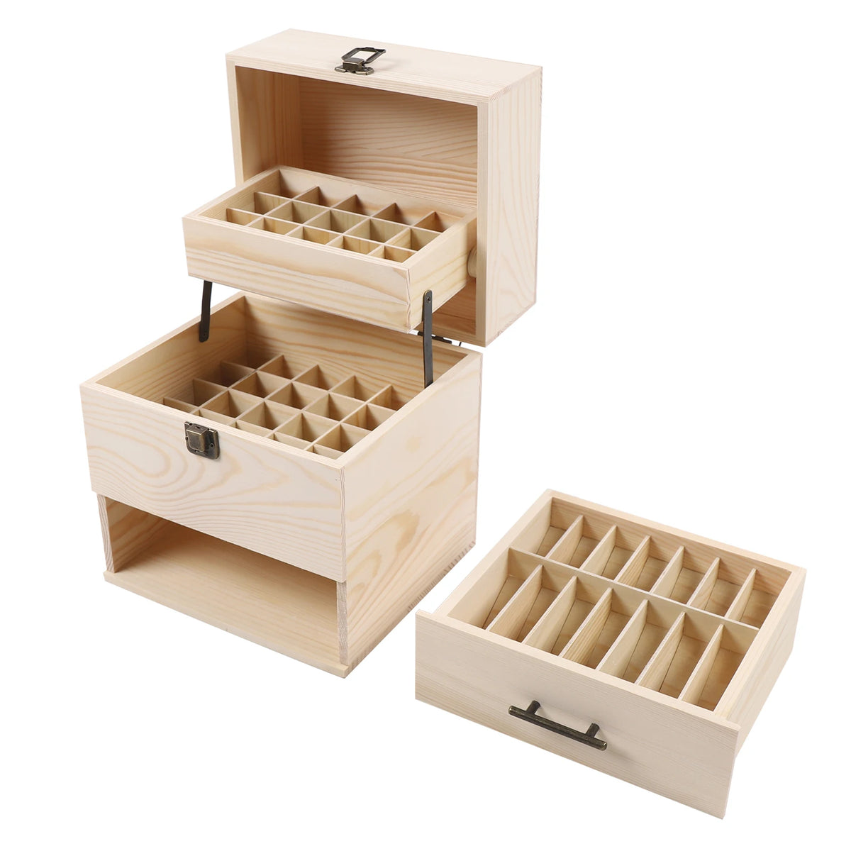 Eco Friendly Wood Essential Oil Storage Box Organizer