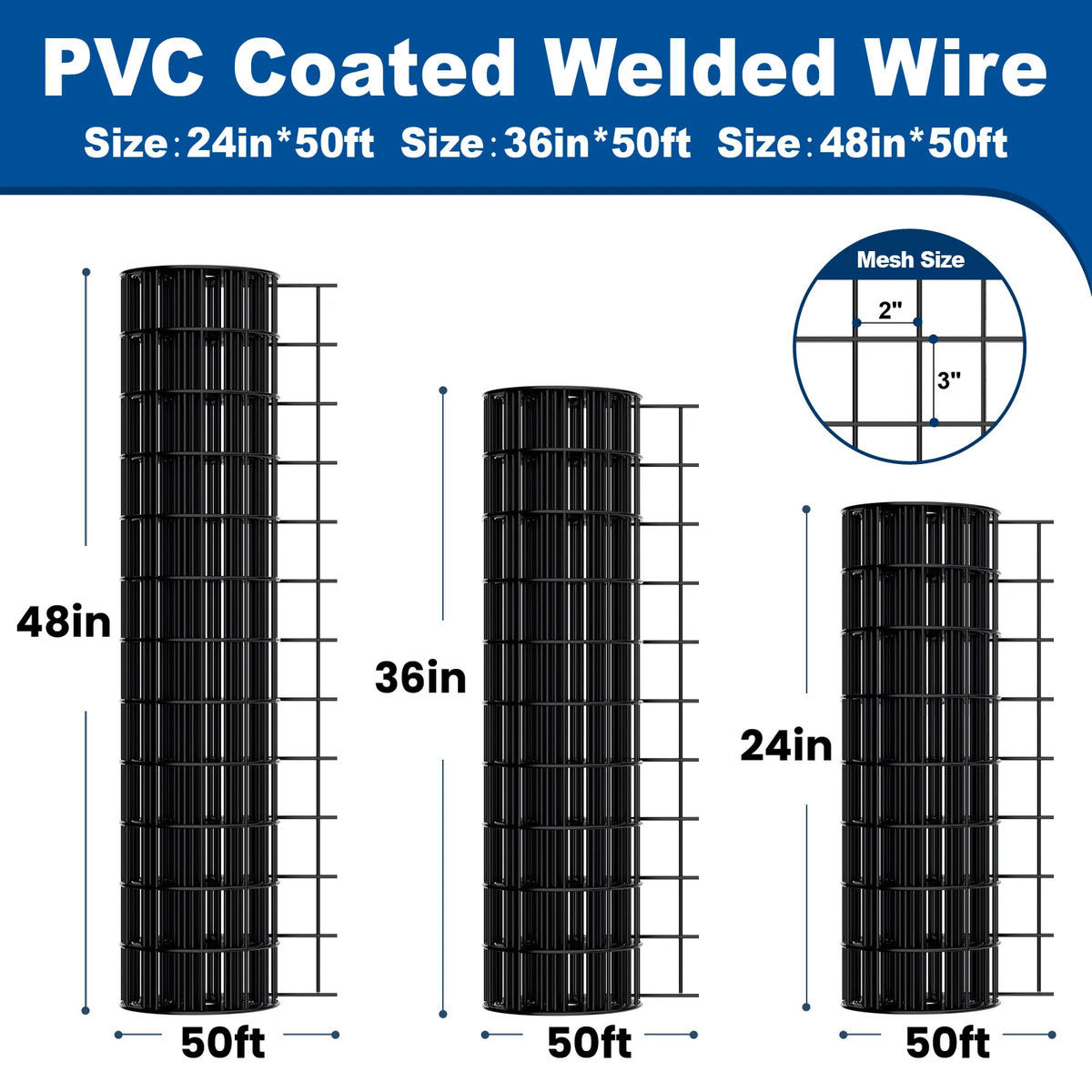 Heavy Duty PVC Coated Welded Wire Fence For Outdoor Use