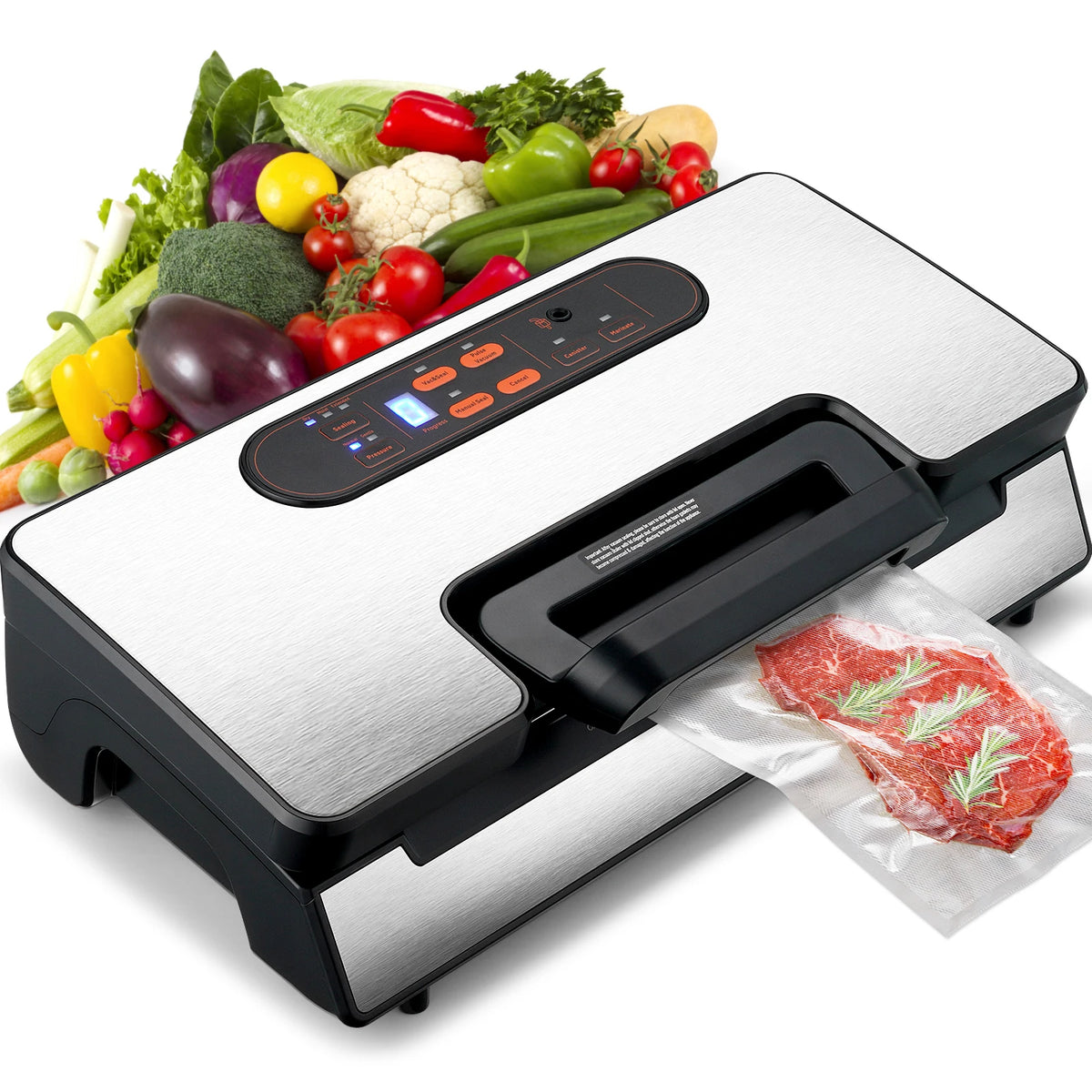 SucceBuy 130W Professional Vacuum Sealer For Home Food Preservation