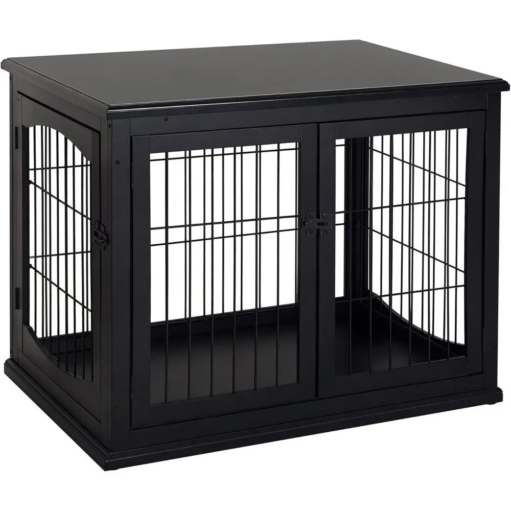 Furniture Style Dog Crate End Table With Lockable Door