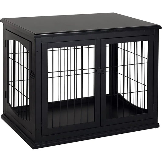 Furniture Style Dog Crate End Table With Lockable Door