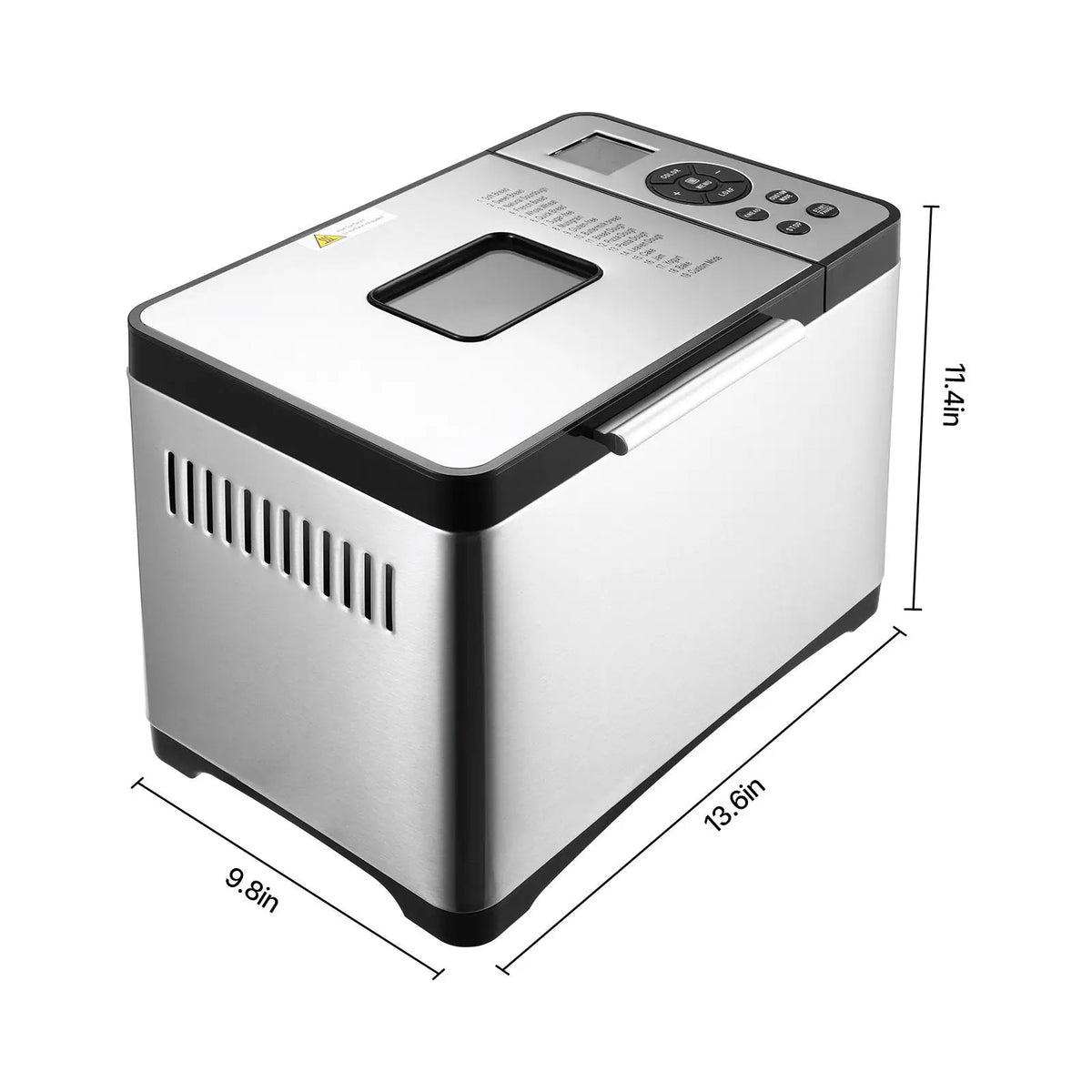 Programmable Automatic Bread Maker with Ceramic Nonstick Coating