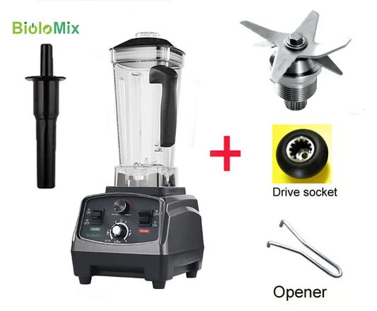 Biolomix Commercial Grade Timer Blender With Tritan Mixing Container
