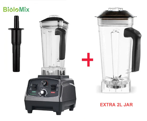 Biolomix Commercial Grade Timer Blender With Tritan Mixing Container